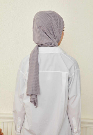 Comfy Jersey Hijab Dark Gray