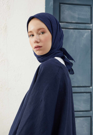 Bamboo Scarf Navy Blue
