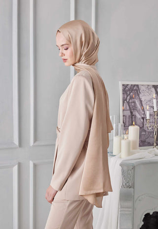 Shimmering Hijab Nude