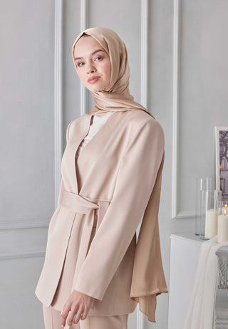 Shimmering Hijab Nude