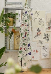 STRAWBERRY DESEN ŞAL EKRU