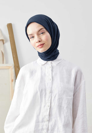 Bamboo Scarf Midnight Blue