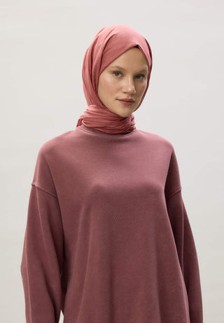 Thin Cotton Voile Hijab Peach