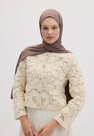 Bamboo Jersey Hijab Clay