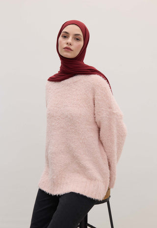 Bamboo Jersey Hijab Burgundy