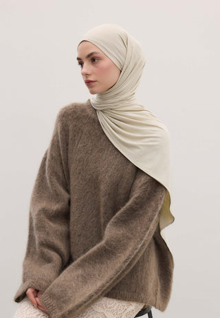 Bamboo Jersey Hijab Pale Green