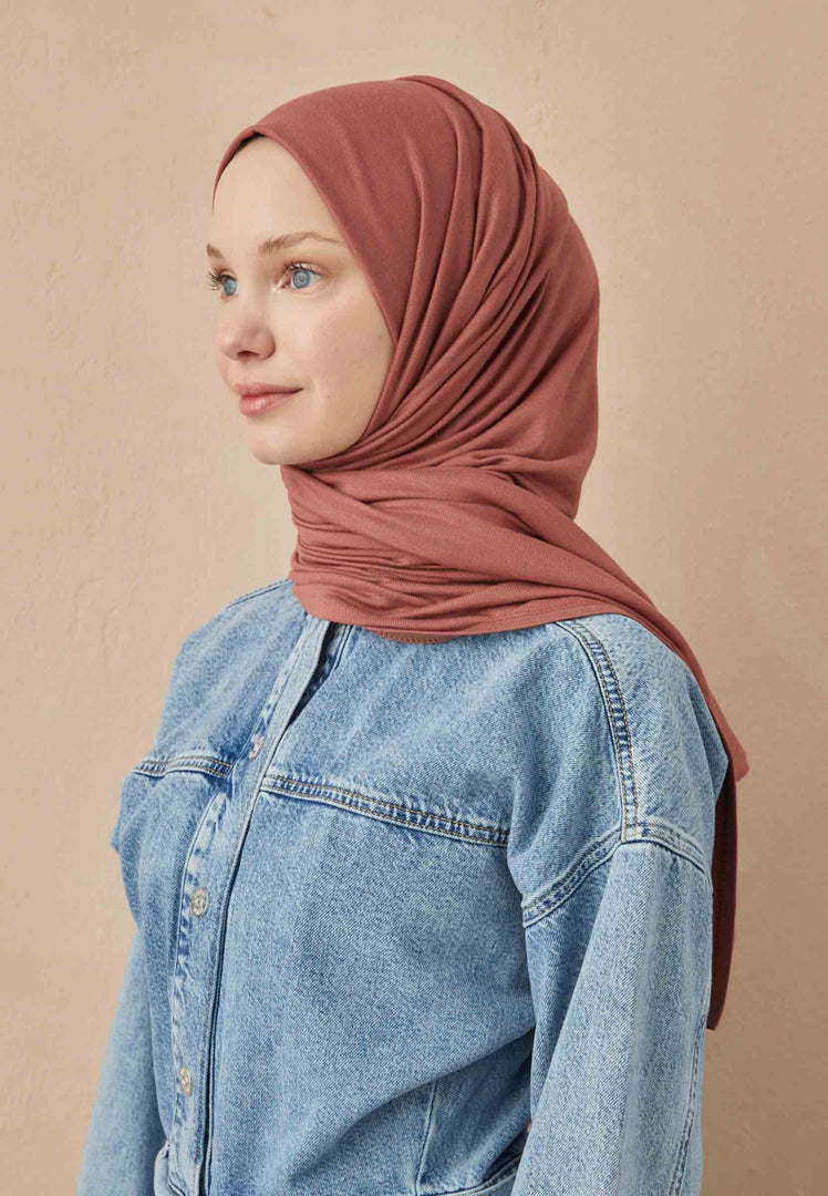 Jersey Hijab Cinnamon