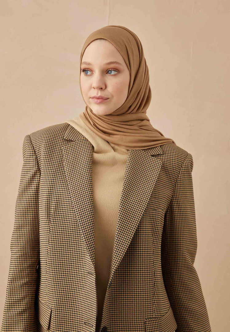 Jersey Hijab Latte