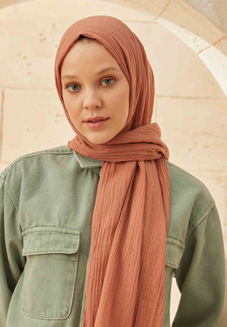 Organic Cotton Hijab Soft Pink