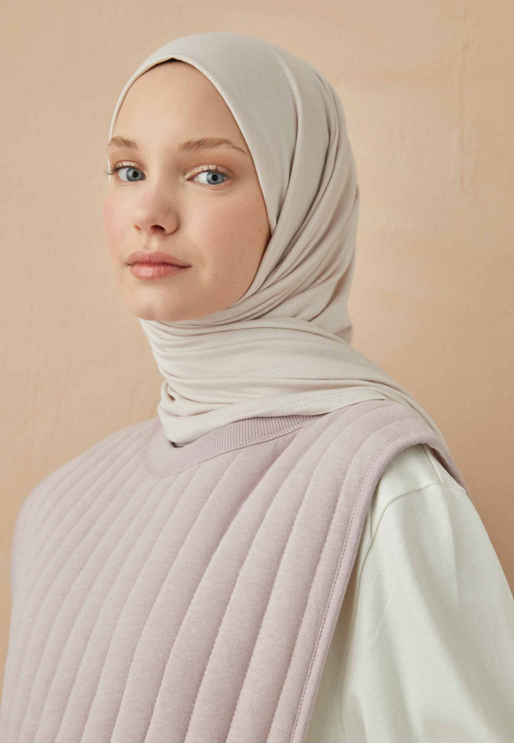 Jersey Hijab Ivory
