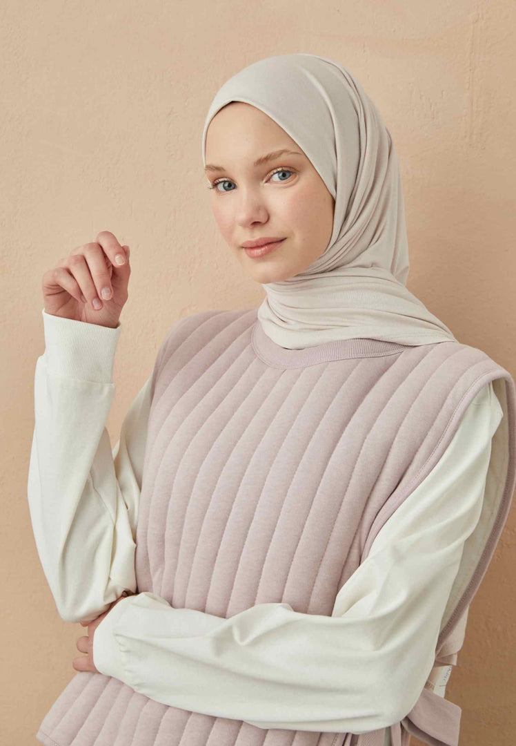 Jersey Hijab Ivory