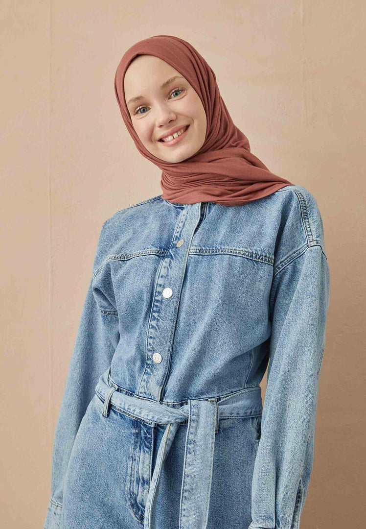 Jersey Hijab Cinnamon