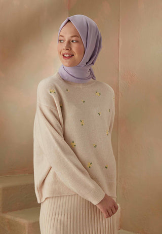 PAMUK VİSKON ŞAL LILA