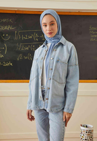 COMFY PENYE ŞAL KOT MAVİ