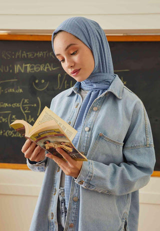 COMFY PENYE ŞAL KOT MAVİ