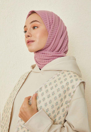 COMFY PENYE ŞAL GÜL PEMBE