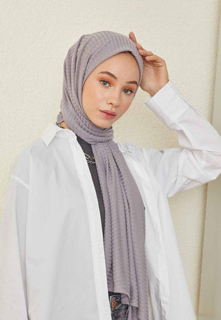 Comfy Jersey Hijab Dark Gray