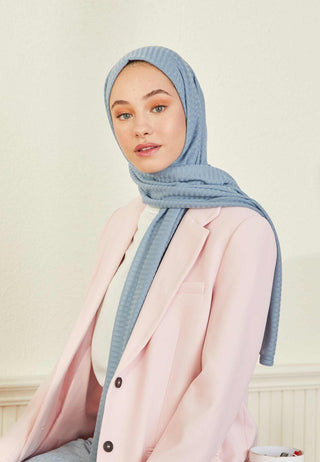 Comfy Jersey Hijab Sky Blue