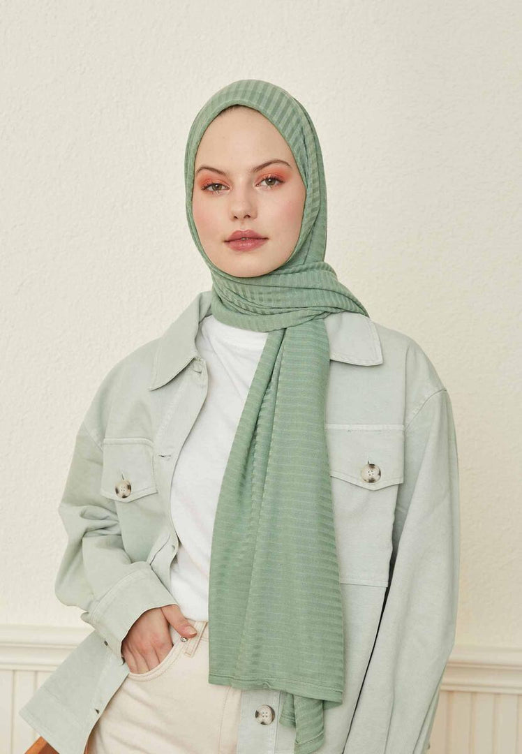 Comfy Combed Cotton Hijab Pistachio