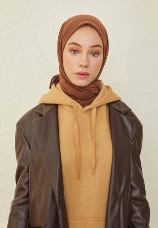 COMFY PENYE ŞAL ÇİKOLATA KAHVE