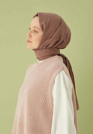 Cotton Viscose Hijab Damson