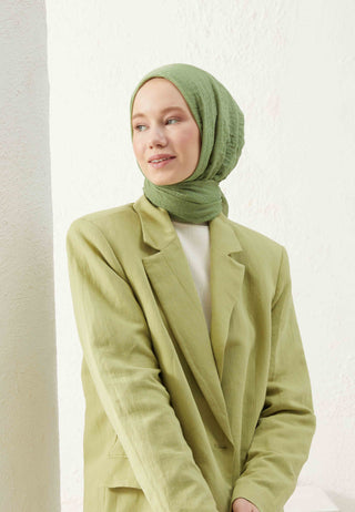 Crinkle Hijab Sage