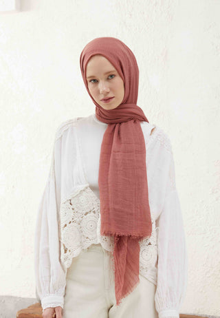 BÜRÜMCÜK ŞAL GÜL PEMBE