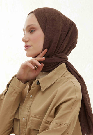 BÜRÜMCÜK ŞAL ÇİKOLATA KAHVE