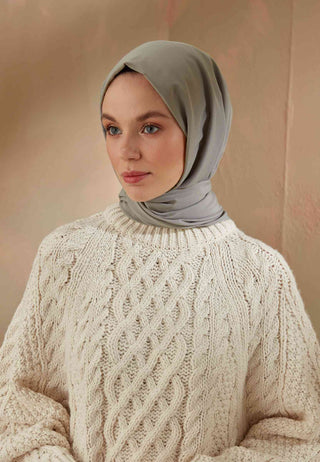 PAMUK VİSKON ŞAL KÖZ GRİSİ