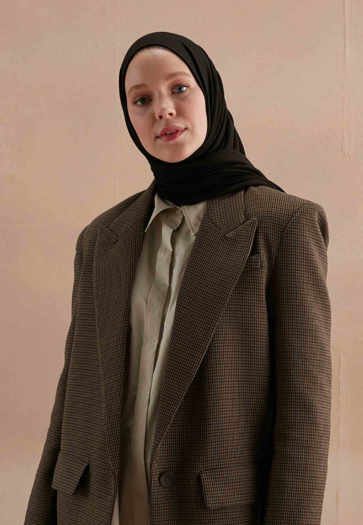 Jersey Hijab Black