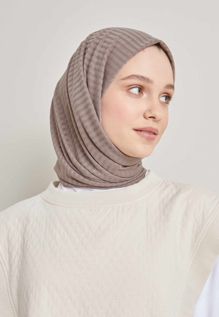 Comfy Combed Cotton Hijab Ash