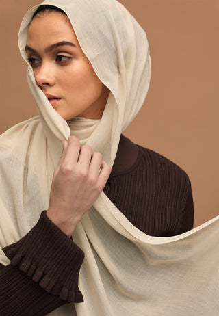 Soft Viscose Hijab Beige