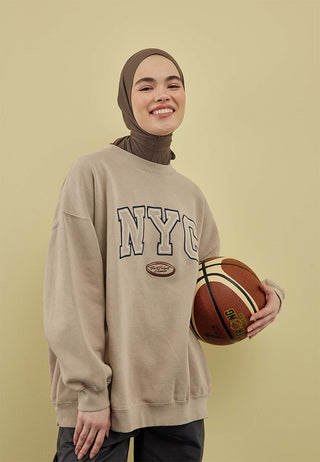 Athletic Hijab Dusty Brown