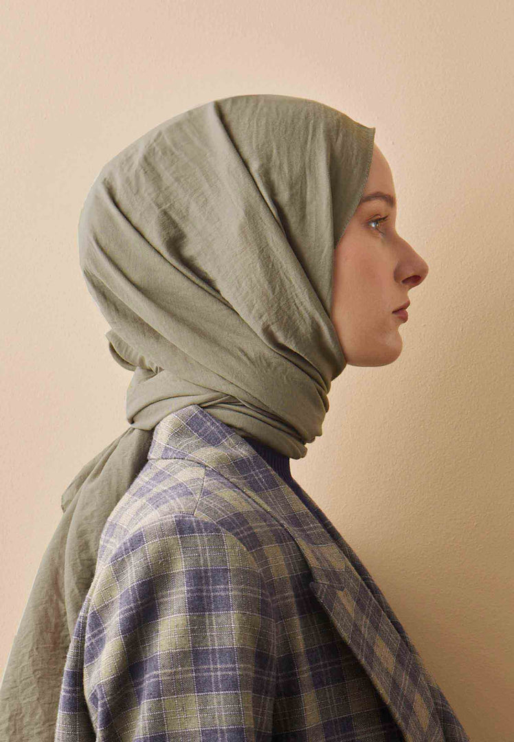 Cotton Crash Hijab Pistachio
