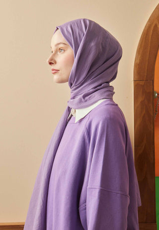 Cotton Crinkle Hijab Lavender