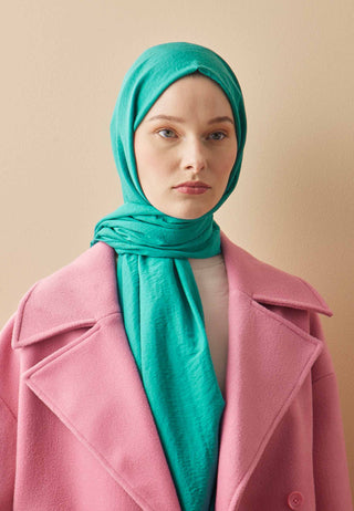 Cotton Crinkle Hijab Ocean