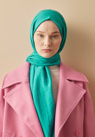 Cotton Crinkle Hijab Ocean