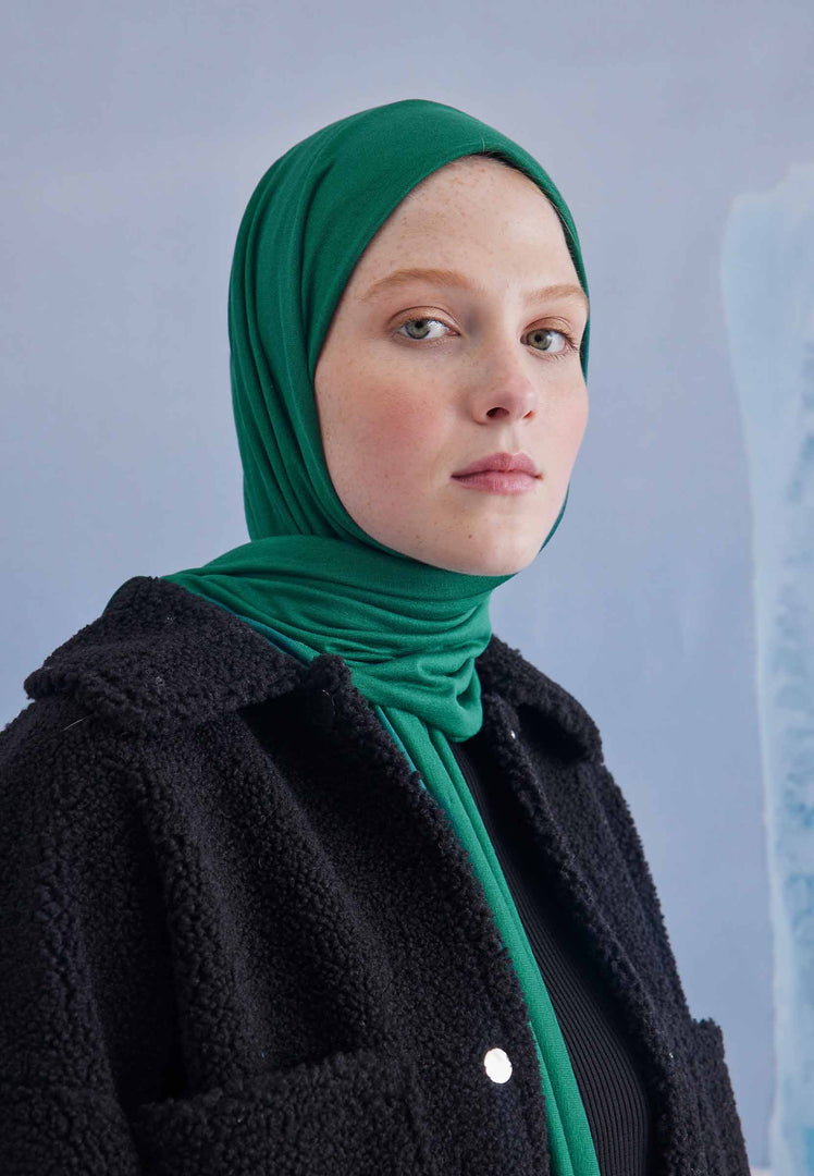 Jersey Hijab Emerald