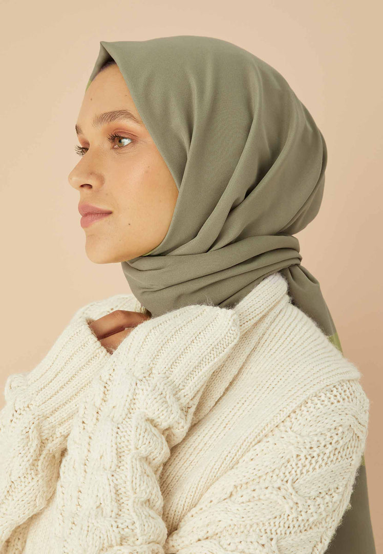 Cotton Viscose Hijab Sage