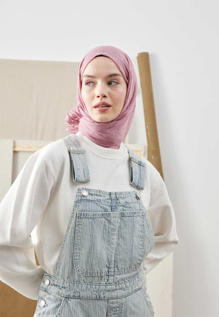 Bamboo Hijab Soft Pink