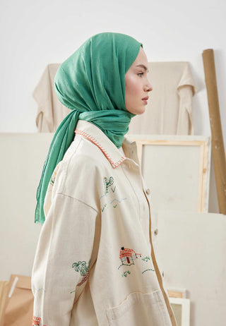 Bamboo Hijab Mint Green