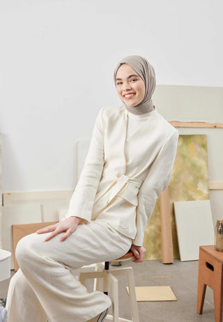 Bamboo Hijab Natural Beige