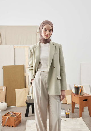 Bamboo Hijab Soft Brown