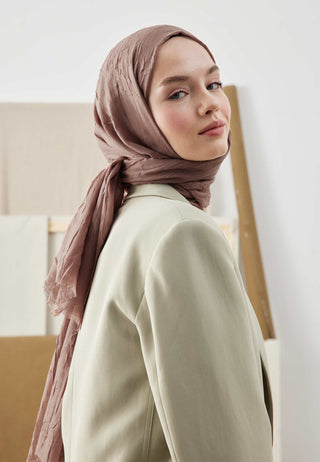 Bamboo Hijab Soft Brown