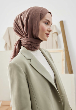 Bamboo Hijab Soft Brown