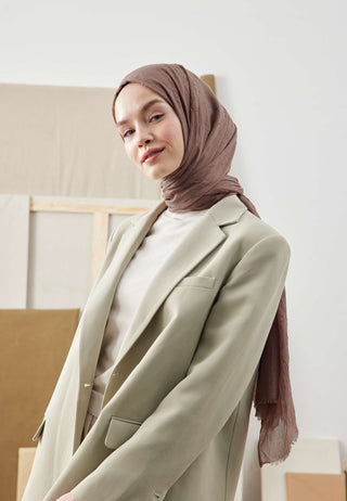 Bamboo Hijab Soft Brown