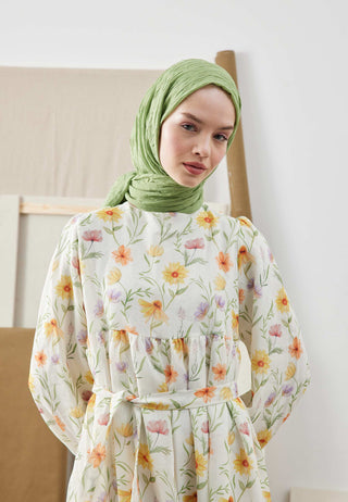 Bamboo Hijab Leaf Green