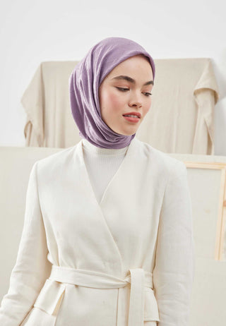 BAMBU EŞARP PUSLU MOR