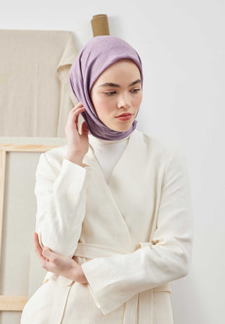 BAMBU EŞARP PUSLU MOR