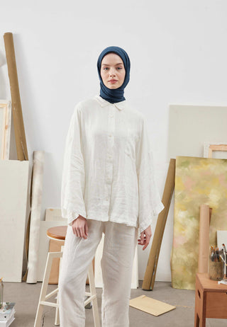 BAMBU EŞARP KOYU LACIVERT